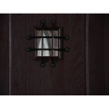 Fangda1- Panel Arch Mahogany Door Slab con Speakeasy